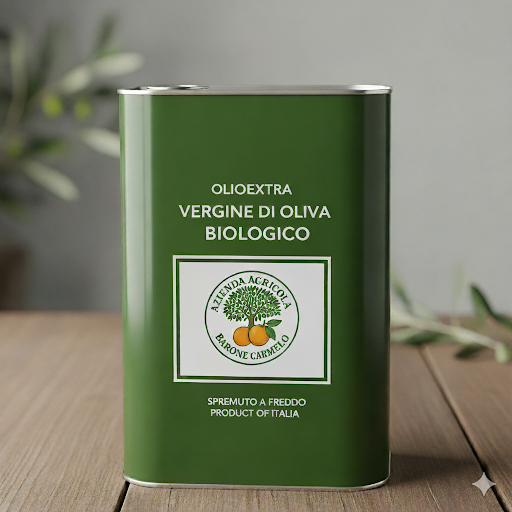 Latta di Olio extra vergine di oliva bio