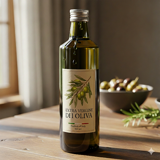 Bottiglia Olio extra vergine di oliva bio