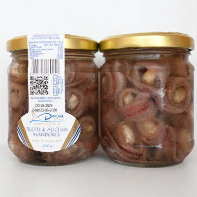Filetti di alici arrotolate