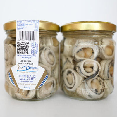 Filetti di Alici marinate arrotolate