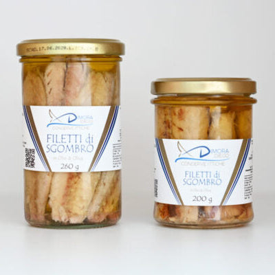 Filetti di sgombro in olio di oliva