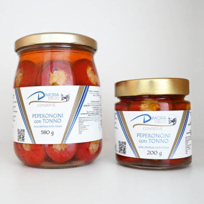 Peperoncini ripieni con tonno