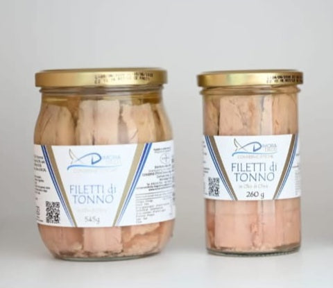 filetto di tonno pinna gialla in olio di oliva